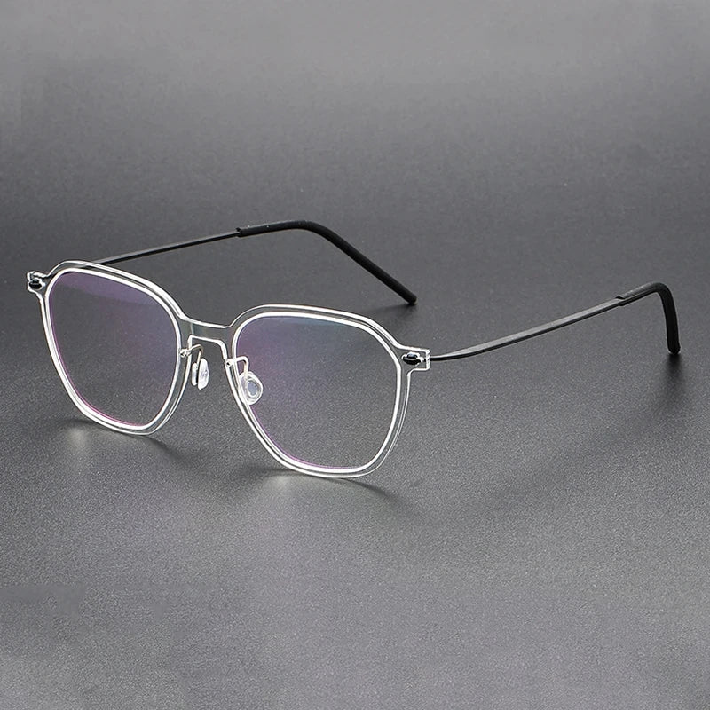 Bobbie Unisex Full Rim Square Acetate Eyeglasses 6627