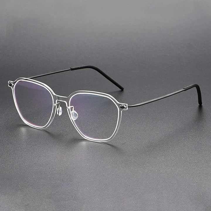 Bobbie Unisex Full Rim Square Acetate Eyeglasses 6627