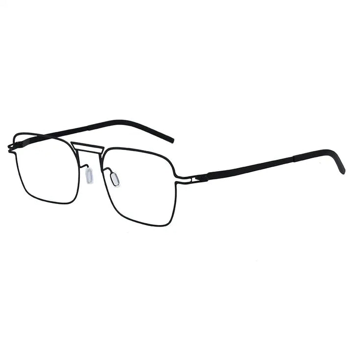 Bobbie Full Rim 514119 Double Bridge Unisex 140mm Stainless Steel Frame — view 1 | Bobbie at FuzWeb