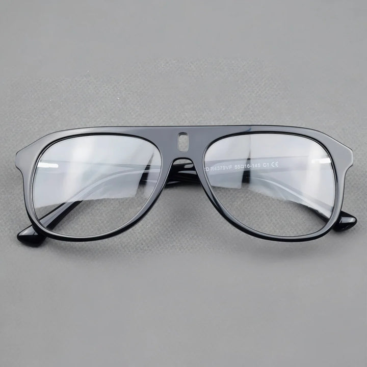 Xbora Women's Full Rim Square Double Bridge Acetate Eyeglasses 544379