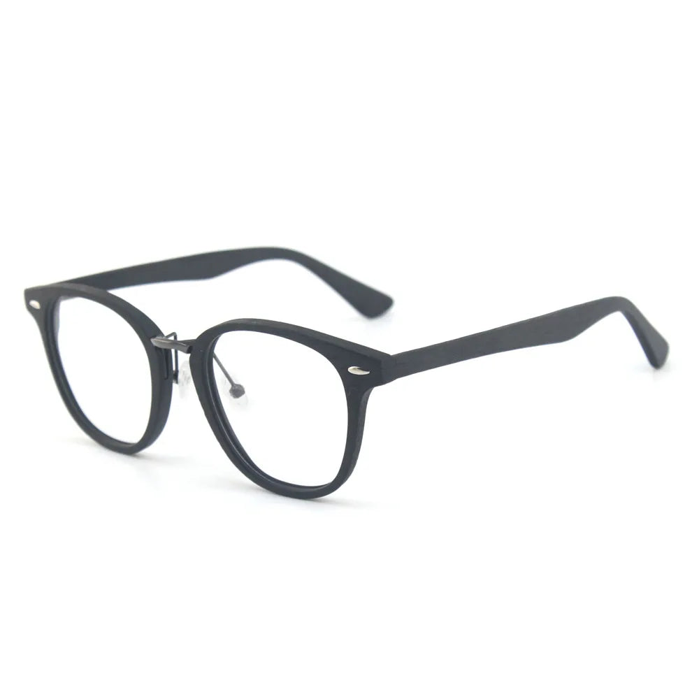 Hdcrafter Mens Full Rim Round Acetate Titanium Frames 535500 — view 8 | Hdcrafter Eyeglasses at FuzWeb
