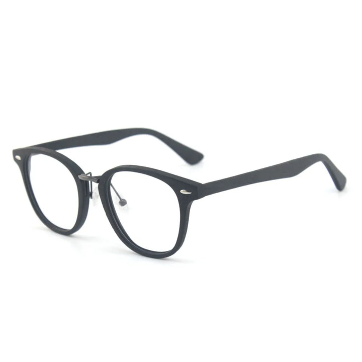 Hdcrafter Mens Full Rim Round Acetate Titanium Frames 535500 — view 8 | Hdcrafter Eyeglasses at FuzWeb