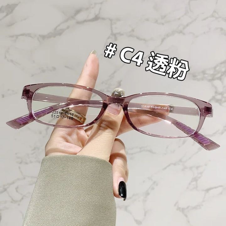 Zirosat Women's Full Rim Rectangle Tr 90 Alloy Eyeglasses 22512