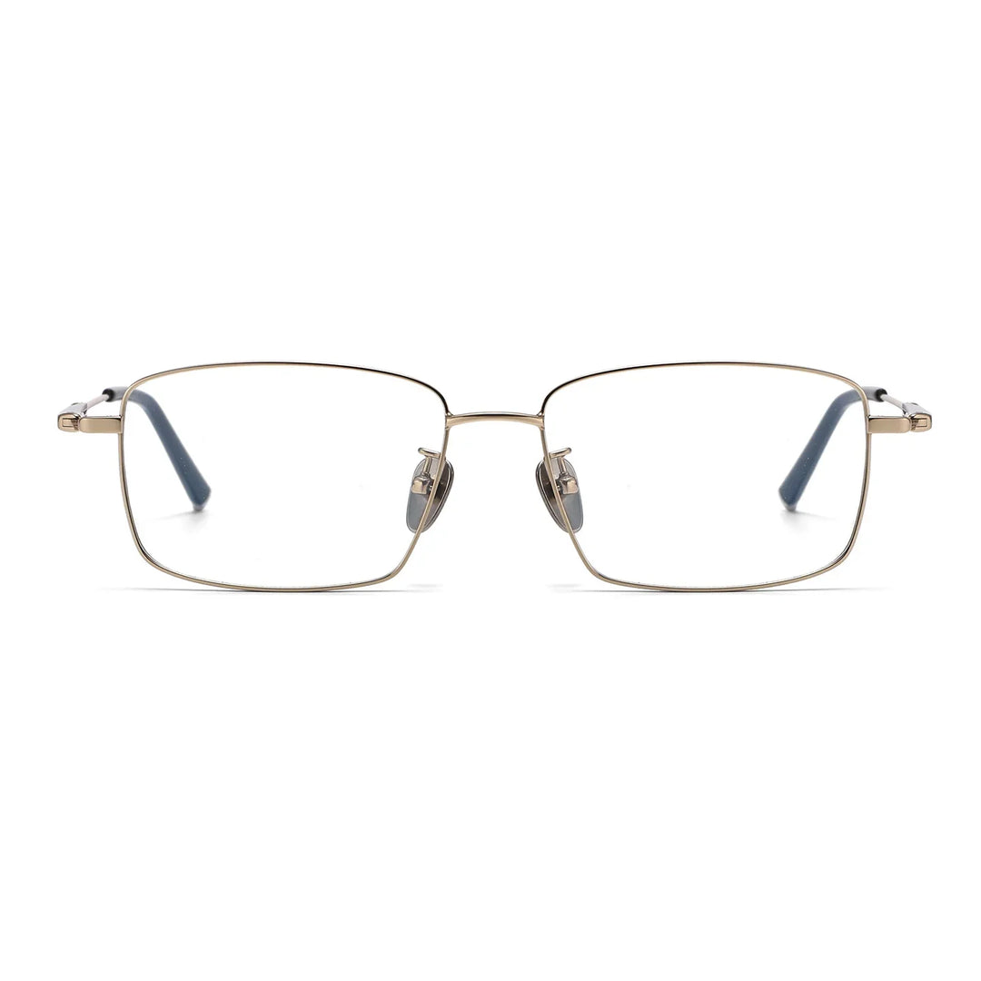 Bclear Unisex Full Rim Square Titanium Eyeglasses SM-H2387