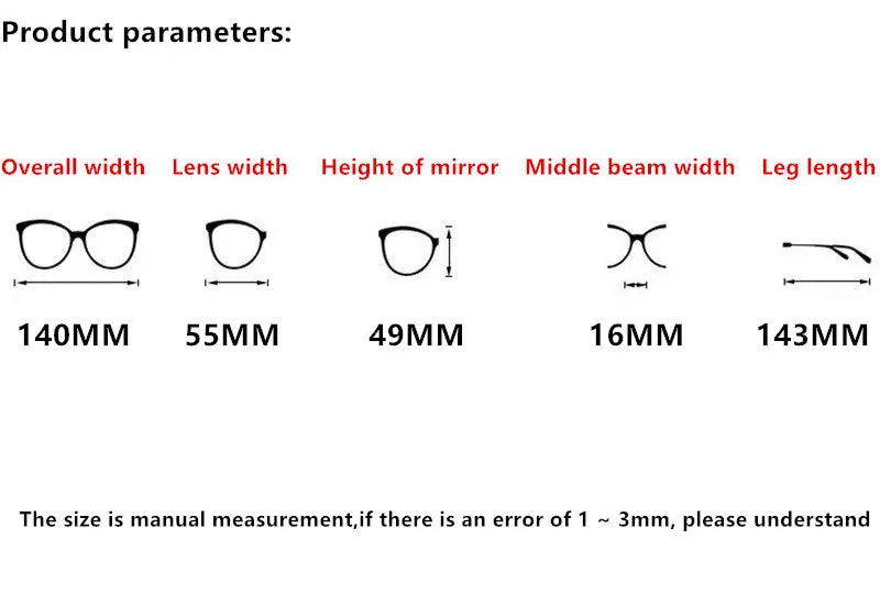 Nobler Unisex Full Rim Square Cat Eye Acetate Eyeglasses 19330 Full Rim Nobler   