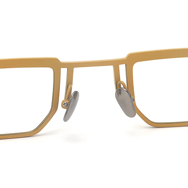 Muzz T7766 men's very small pure titanium prescription eyeglasses — view 10