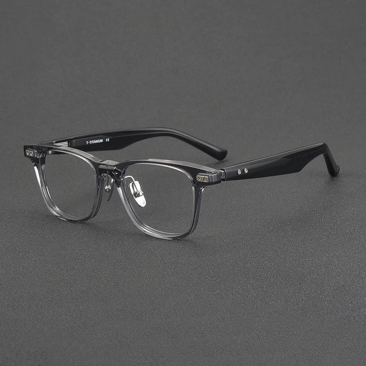 Blackmask Unisex Full Rim Square Acetate Eyeglasses BM-P752