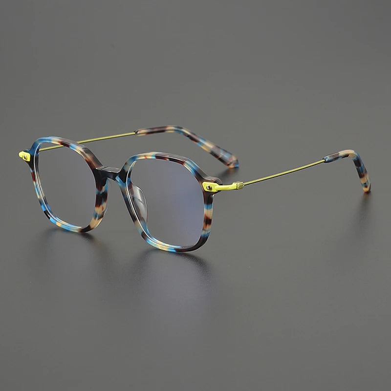 Nobler Unisex Full Rim Irregular Square Titanium Eyeglasses 48300