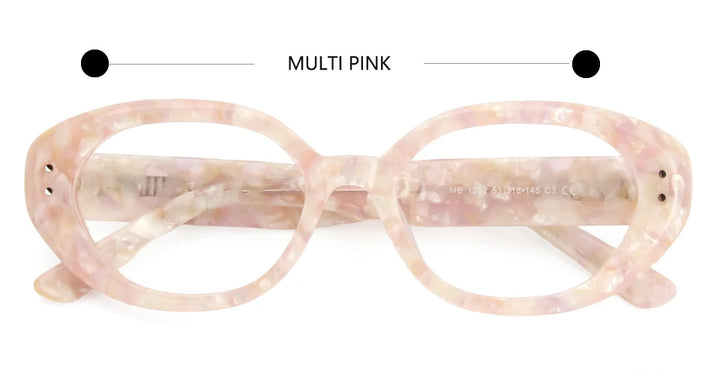 Esnbie Women Full Rim Cat Eye Acetate Eyeglasses Fuz 16
