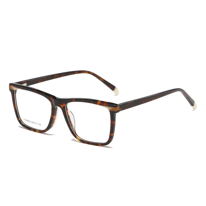 KatKani Men's Full Rim Square Acetate Eyeglasses F23043 Full Rim KatKani Eyeglasses   