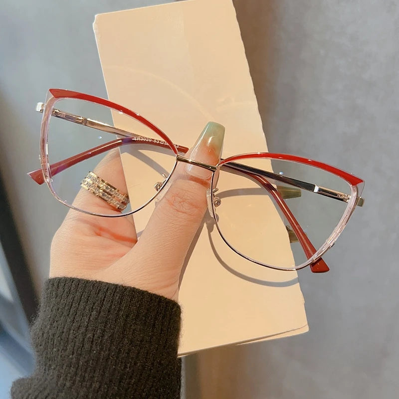 emiri Yimaruili Women's Square Cat Eye Eyeglasses Y3020 – FuzWeb