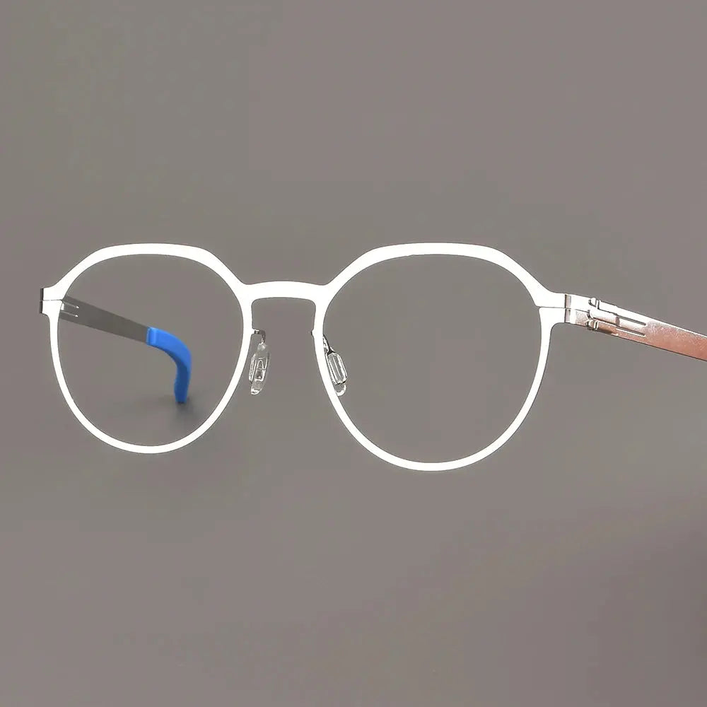 Bobbie 205245 Women’s 134mm Oval Full Rim Stainless Steel Frames FuzWeb