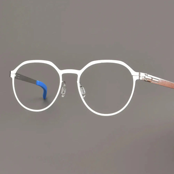Bobbie 205245 Women’s 134mm Oval Full Rim Stainless Steel Frames FuzWeb