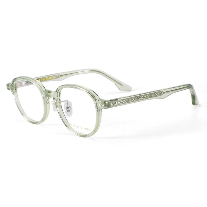 Black Mask Women's Full Rim Oval Round Acetate Eyeglasses 369801