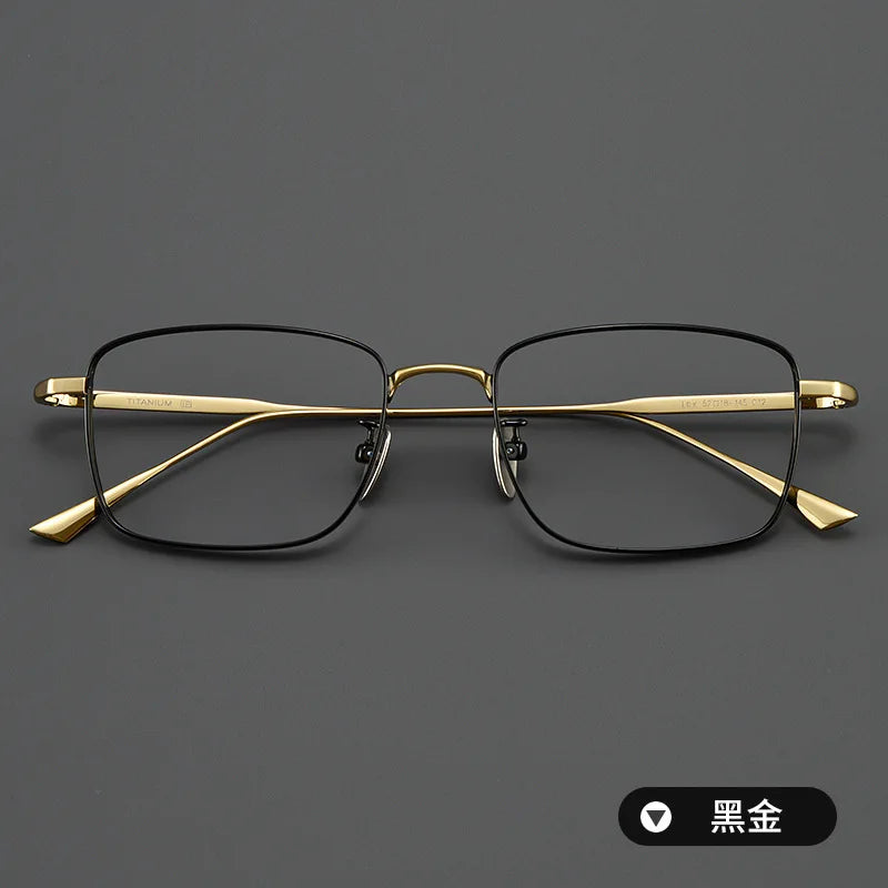Zirosat Women's Full Rim Square Titanium Eyeglasses 190869