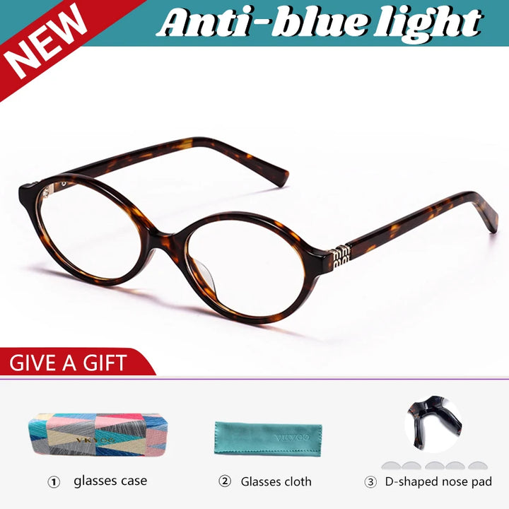 Vicky Women's Full Rim Oval Acetate Reading Glasses 20264