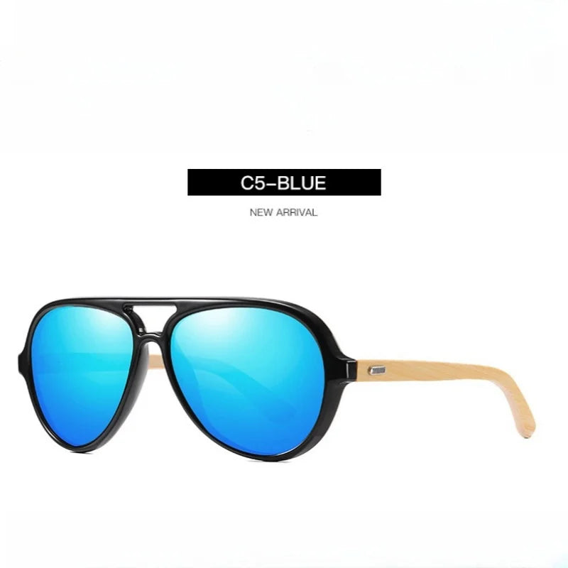 KatKani Unisex Full Rim Round Plastic Sunglasses 8804 Sunglasses KatKani Sunglasses BLUE  