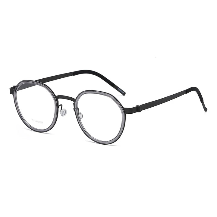 Reven Jate Women's Full Rim Oval Ultem Titanium Eyeglasses 97592
