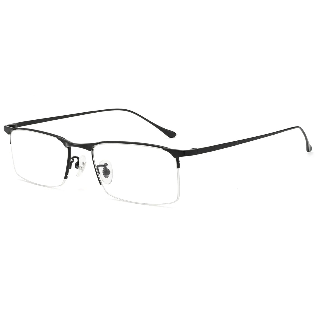 Gmei Optical 2089T men's square pure titanium prescription eyeglasses — view 5
