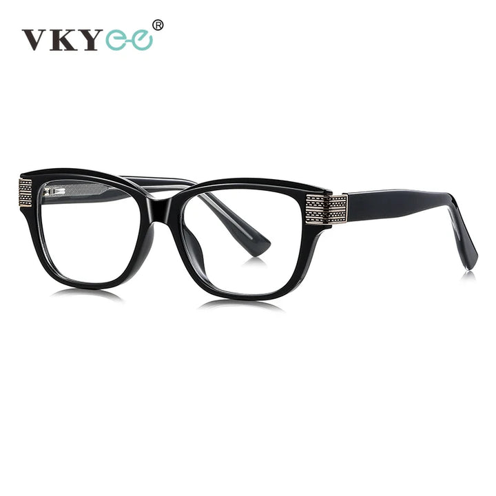 Vicky Unisex full Rim Square Tr 90 Titanium Reading Glasses 313108