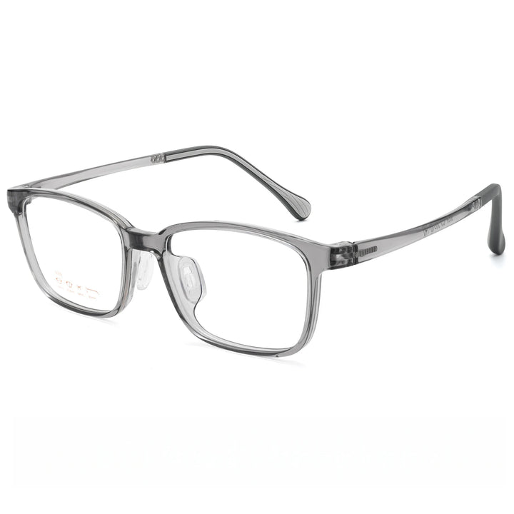Yimaruili Unisex Full Rim Square TR-90 Eyeglasses 6009LS — view 7 | Yimaruili at FuzWeb