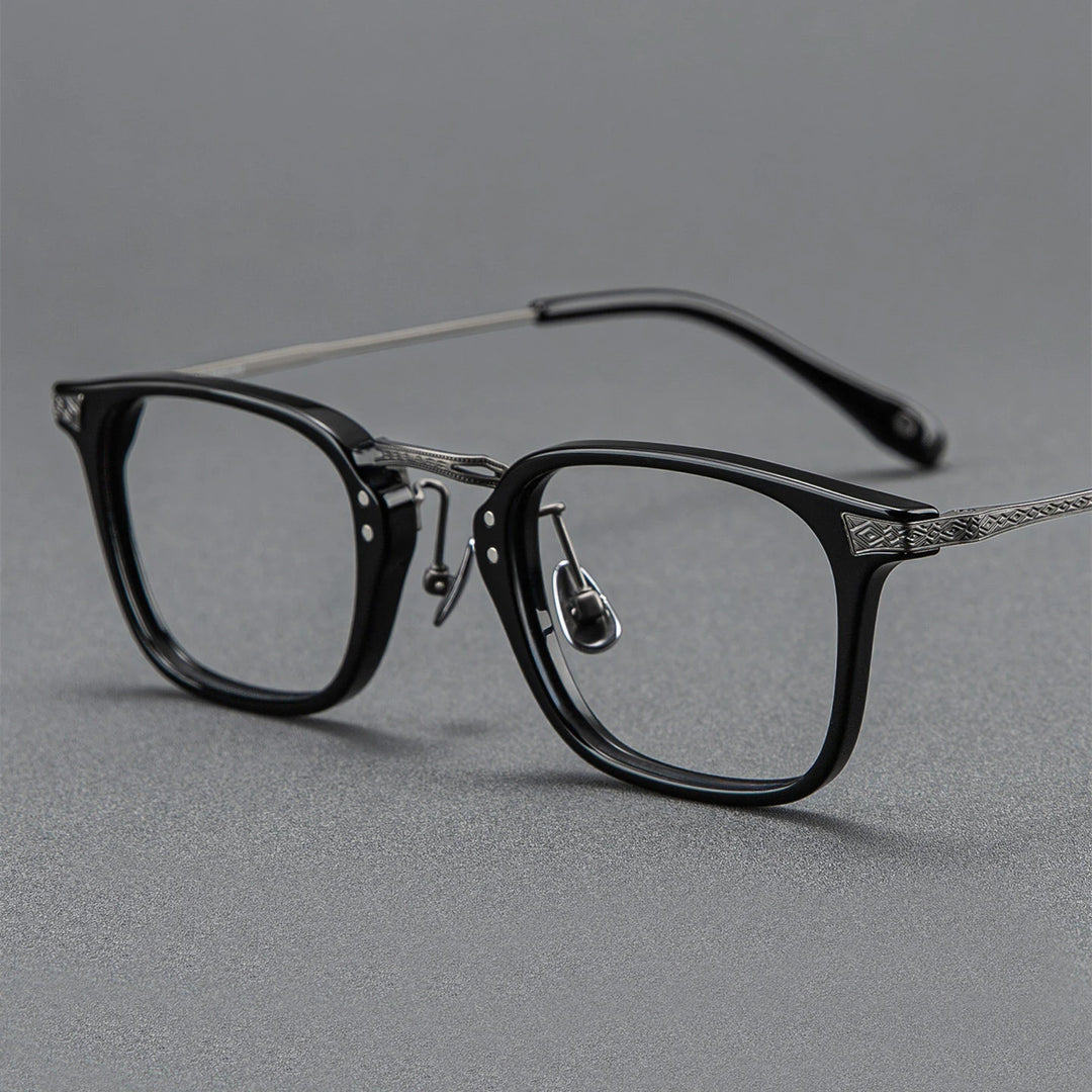 Blackmask Unisex Full Rim Square Acetate Eyeglasses BM-BKT19