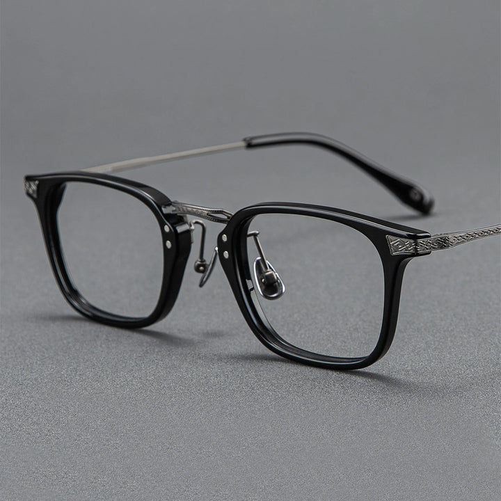 Blackmask Unisex Full Rim Square Acetate Eyeglasses BM-BKT19