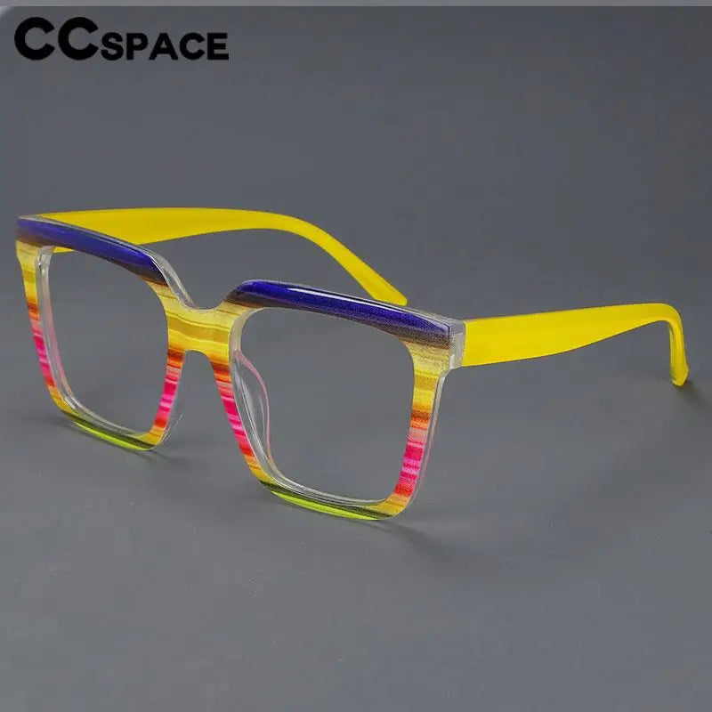 CCspace Women's Full Rim Large Square Reading Glasses R57090 Reading Glasses CCspace   