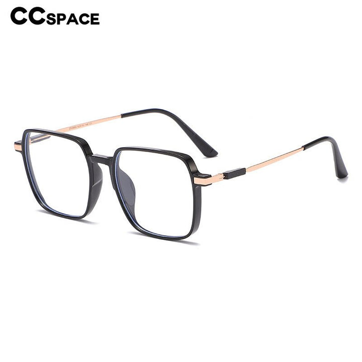 CCSpace Women's Full Rim Square Tr 90 Myopic Reading Glasses 56223 Reading Glasses CCspace   