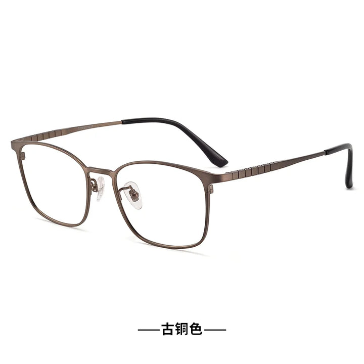 Reven Jate 5022 unisex rectangle titanium prescription eyeglasses — view 3