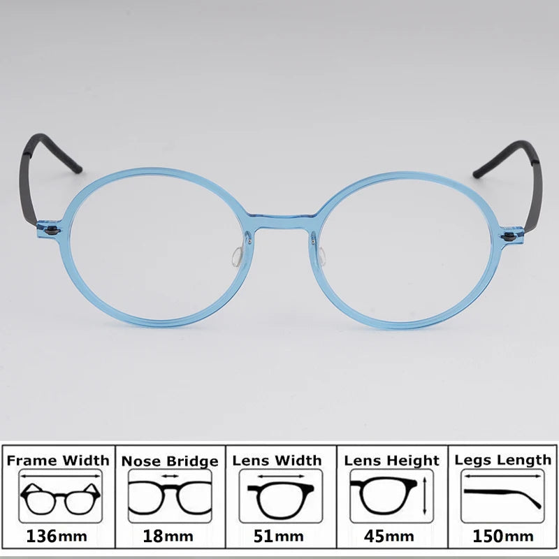 Bobbie Unisex Full Rim Square Acetate Eyeglasses 65-Series