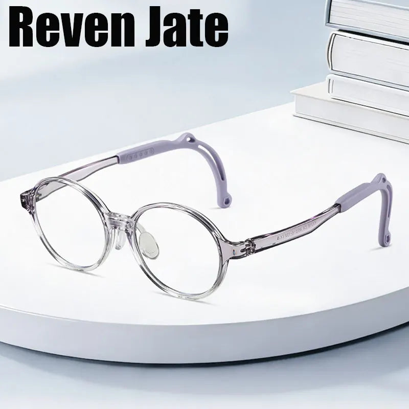 Reven Jate K8218 Kids's Round Full Rim Eyeglasses