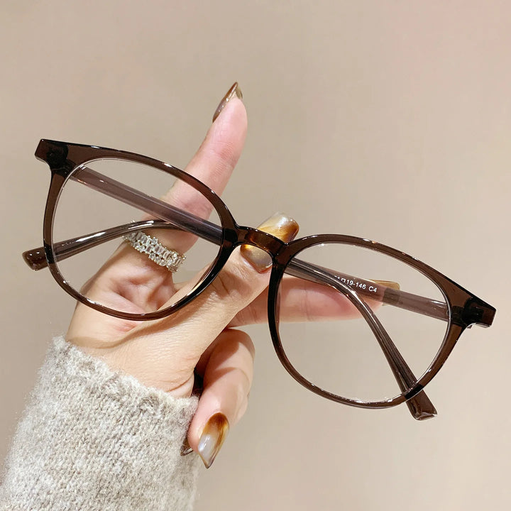 Zirosat Unisex Full Rim Retro Square Blue Light Prescription Eyeglasses 18S288A - view 2