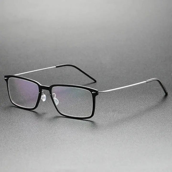 Bobbie Full Rim 652800 Unisex Square Acetate Screwless Titanium Frames FuzWeb