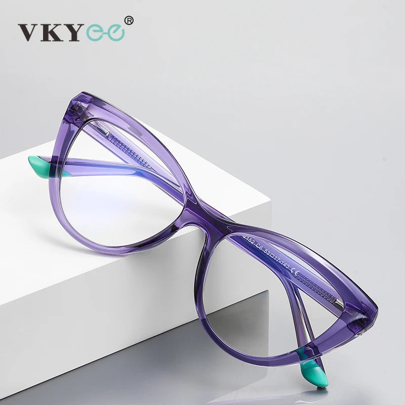 Vicky Womens Full Rim Round Cat Eye Reading Glasses Pfd2152 Reading Glasses Vicky   