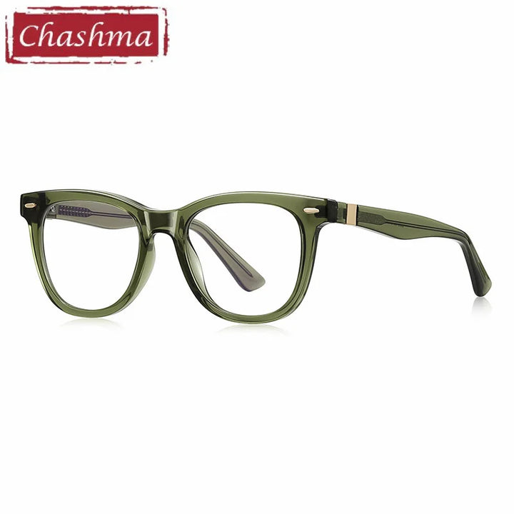 Chashma Ochki Unisex Full Rim Square Tr 90 Titanium Eyeglasses 882230