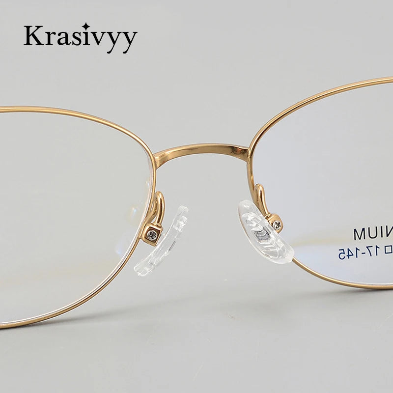 Krasivyy Women's Full Rim Oval Round Square Eyeglasses 443014 Full Rim Krasivyy   