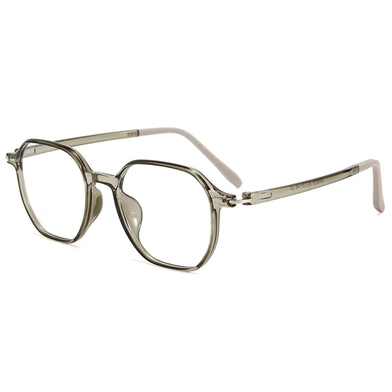 Kocolior Women's Full Rim Polygon Square Tr 90 Eyeglasses 56856