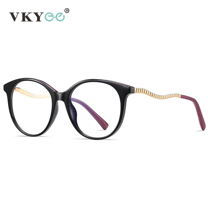 Vicky Women's Full Rim Round Tr 90 Titanium Reading Glasses 2067 Reading Glasses Vicky   