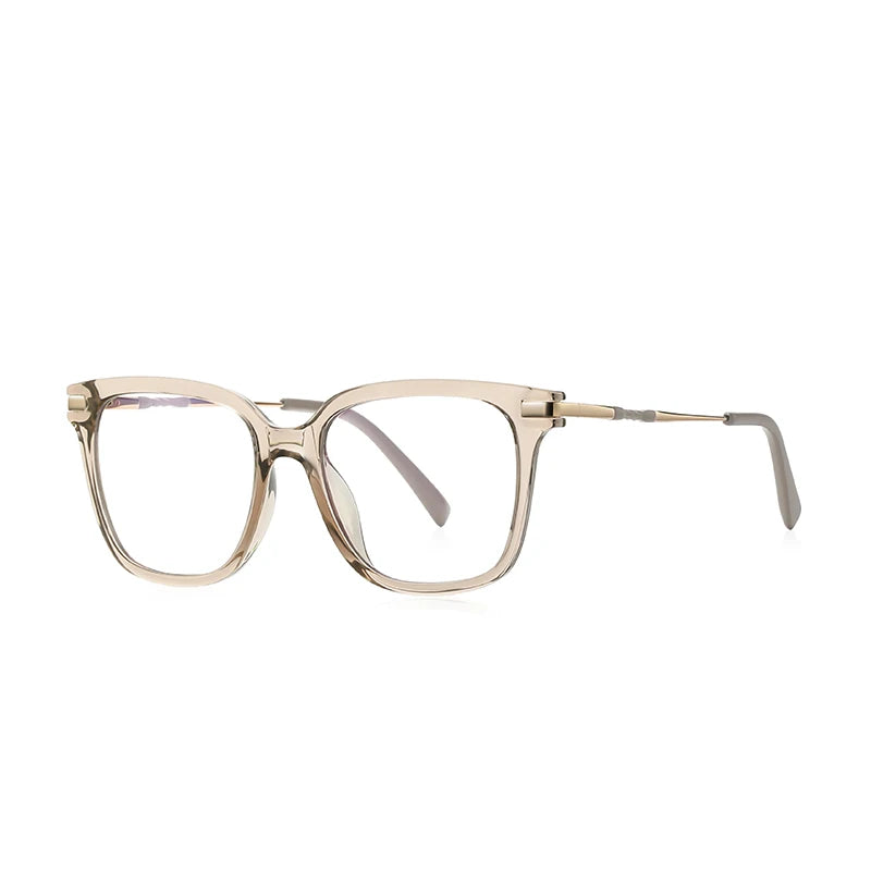 Vicky Women's Full Rim Square Tr 90 Titanium Photochromic Progressive  Reading Glasses 2129 PFD2129-C5 / 0