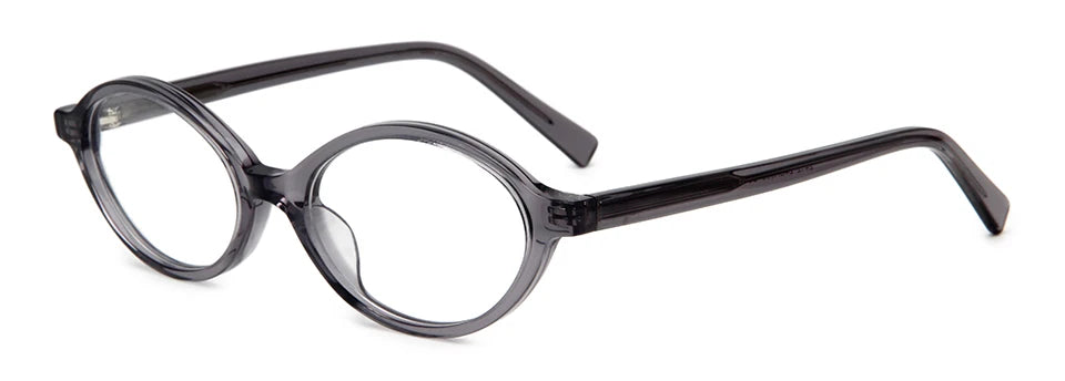Esnbie Women's Full Rim Oval Acetate Eyeglasses 240809