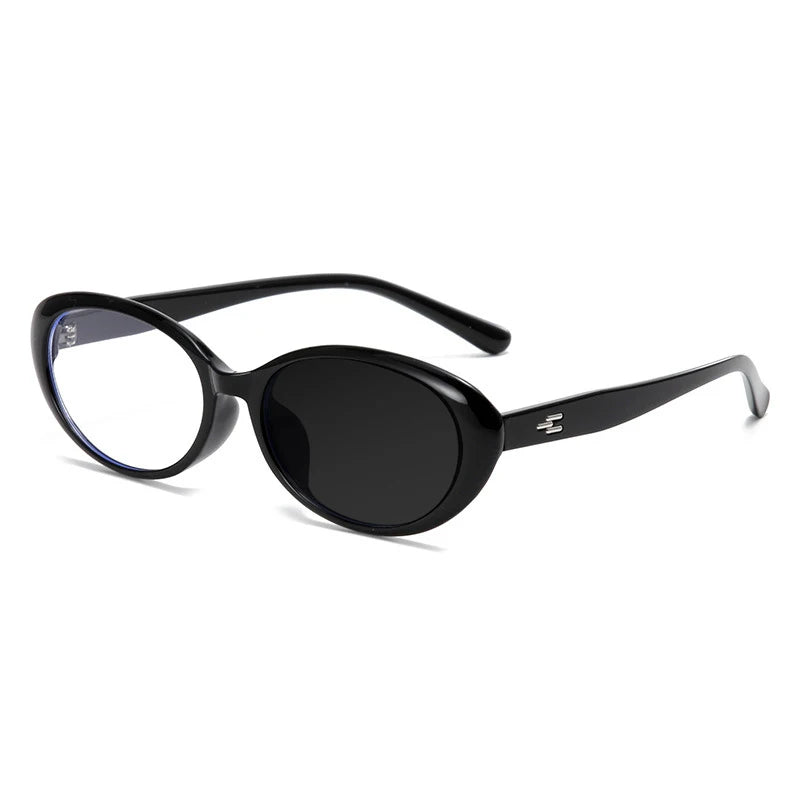 Kocolior Women's Full Rim Oval Tr 90 Alloy Photochromic Reading Glasses 519082