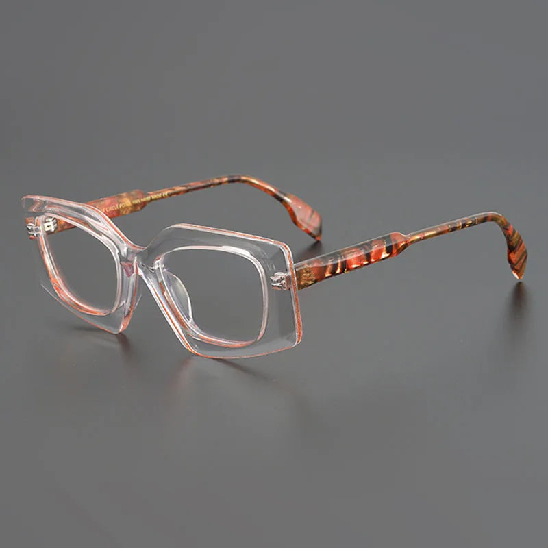 Nobler Unisex Full Rim Wide Edge Cat Eye Acetate Eyeglasses 19312 Full Rim Nobler C1  