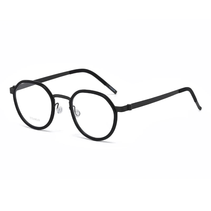 Reven Jate Women's Full Rim Oval Ultem Titanium Eyeglasses 97592