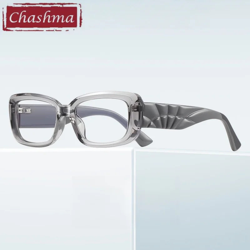 Chashma Ochki Unisex Full Rim Square Tr 90 Titanium Eyeglasses 882251