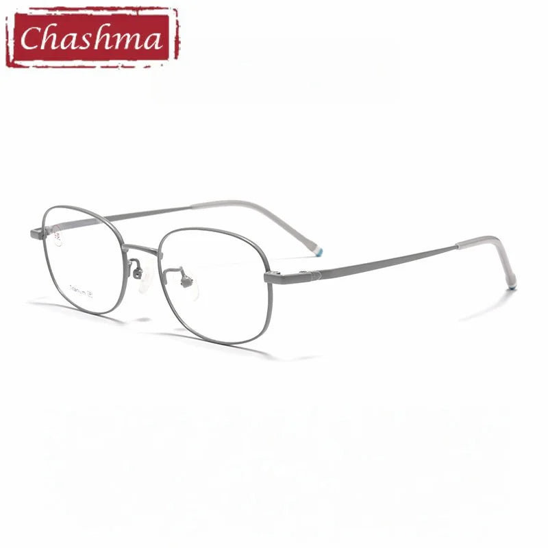 Chashma Ochki Unisex Youth's Full Rim Square Titanium Eyeglasses 881006