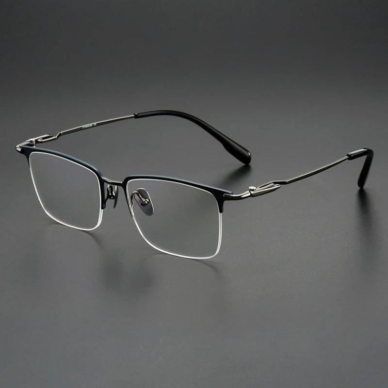 Muzz SH0063 men's titanium prescription eyeglasses — view 3