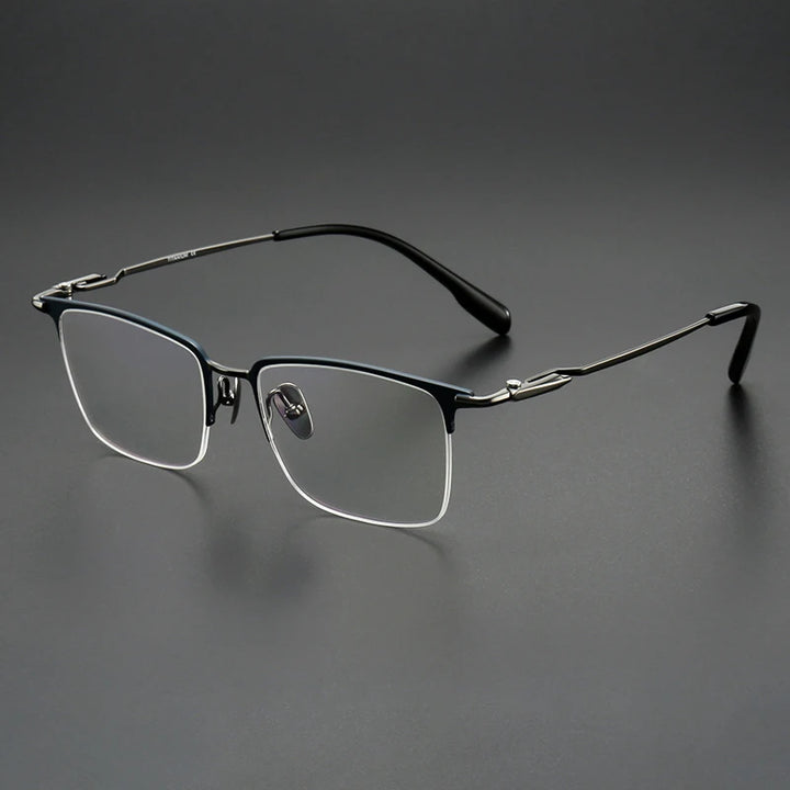 Muzz SH0063 men's titanium prescription eyeglasses — view 3