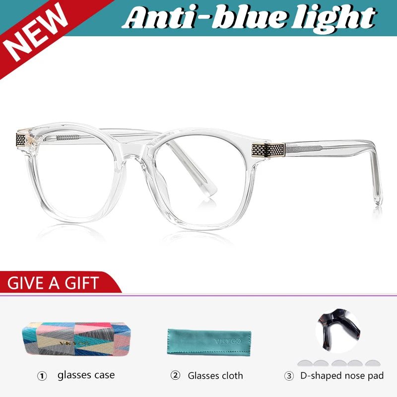 Vicky Women's Full Rim Square Round Tr 90 Titanium Reading Glasses 313107