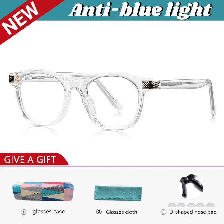 Vicky Women's Full Rim Square Round Tr 90 Titanium Reading Glasses 313107